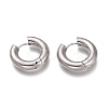 Tarnish Resistant 201 Stainless Steel Huggie Hoop Earrings EJEW-L256-05I-P-1