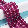 Dyed Natural Malaysia Jade Beads Strands LS-G-G021-02B-03-2