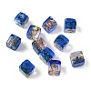 Baking Paint Handmade Gold Sand Lampwork Beads LAMP-P072-01B-03-1