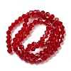 Transparent Glass Beads Strands EGLA-A039-T3mm-D27-2
