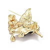 Bird Enamel Pin with Rhinestone JEWB-A004-18G-A-3
