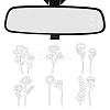 1Pc Waterproof PVC Electrostatic Stickers DIY-OC0013-20D-1
