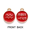 Alloy Enamel Pendants ENAM-SZ0001-28B-J-2