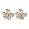 304 Stainless Steel Stud Earrings EJEW-K315-01G-2