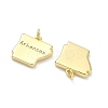 Brass Pendants KK-D229-22I-G-2