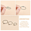 120Pcs 12 Styles 316 Surgical Stainless Steel Hoop Earring Findings STAS-UN0053-46-5