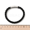 Braided Microfiber Leather Cord Bracelets for Men BJEW-Z081-13P-02-5