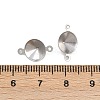 304 Stainless Steel Connector Charms STAS-B108-02P-01-4