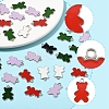 36Pcs Alloy Enamel Pendants ENAM-FS0002-88P-2