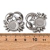 304 Stainless Steel Cabochon Settings STAS-P406-07P-3