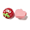Opaque Resin Funny Big Eye Fruit Decoden Cabochons RESI-H164-06-2