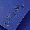 304 Stianless Steel Cable Chain Bracelet Making STAS-CJ0001-135M-7