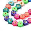 Handmade Polymer Clay Beads Strands CLAY-T020-03-3