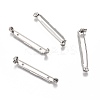 Tarnish Resistant 304 Stainless Steel Brooch Pin Back Bar Findings STAS-P249-24P-1