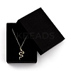 Brass Micro Pave Clear Cubic Zirconia Pendant Necklaces NJEW-JN02981-01-5