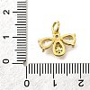 Bees Brass Micro Pave Cubic Zirconia Charms KK-S508-47G-3