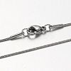 Tarnish Resistant 304 Stainless Steel Snake Chains Necklaces LS-STAS-F094-23P-1