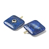 Dyed Natural Lapis Lazuli Pendants G-H318-02G-04-2