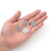 Non-Tarnish 201 Stainless Steel Sacred Geometry Pendants STAS-S105-JN899-1-5