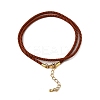 Nylon Milan Cord Necklace Making MAK-M028-01G-24-2