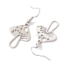Non-Tarnish 304 Stainless Steel Dangle Earrings for Women EJEW-JE05851-02-4