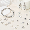 280Pcs 4 Styles Faceted Round Plated Acrylic Beads PACR-PA0001-07-7