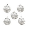 Alloy Crystal Rhinestone Pendants ALRI-C007-63P-1