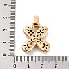 Brass Micro Pave Cubic Zirconia Pendants KK-C076-29X-G02-3