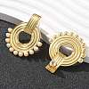 304 Stainless Steel ABS Imitation Pearl Stud Earrings EJEW-M069-02G-5
