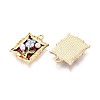 Alloy Enamel Pendants FIND-M060-09C-G01-2