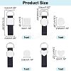 4Pcs 4 Style Sublimation Keychain Blanks KEYC-WR0001-08-5
