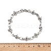 304 Stainless Steel Oval Link Bracelets for Men Women BJEW-V007-02P-3
