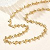 304 Stainless Steel Dolphin Link Chain Necklaces for Women NJEW-G201-02G-2
