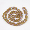 Electroplate Glass Beads Strands EGLA-S171-04A-03-2