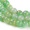 Spray Painted Glass Beads Strands GLAA-A038-D-80-3