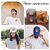 8Pcs Baseball with Fire Polyester Computerized Embroidery Cloth Iron on/Sew on Patches PATC-HY0002-01-5