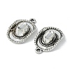 Tibetan Style Alloy Hat Pendants TIBEP-1023-AS-LF-2