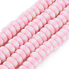 Handmade Polymer Clay Beads Strands CLAY-N008-042K-1