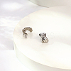 304 Stainless Steel Stud Earrings MX8360-2-2