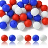 30Pcs 3 Colors Silicone Beads Round Rubber Bead 15MM Loose Spacer Beads for DIY Supplies Jewelry Keychain Making SIL-FS0001-01B-1