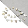 Natural Flower Amazonite Beads Strands G-Q167-A10-01-2
