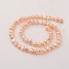 Natural Cultured Freshwater Pearl Beads Strands PEAR-G007-04A-2