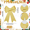 Christmas PVC Glitter Bowknot AJEW-SP0003-72C-02-2