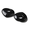 Natural Obsidian Hollow Pendants G-C167-06F-2