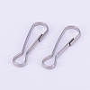 304 Stainless Steel Keychain Clasp Findings STAS-WH0016-06P-01-1