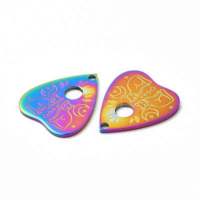 Ion Plating(IP) 304 Stainless Steel Pendants STAS-F290-16MC-1