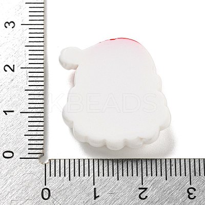 Christmas Opaque Resin Decoden Cabochons RESI-U006-04E-1