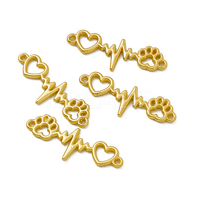 Rack Plating Alloy Connector Charms PALLOY-M202-08MG-1