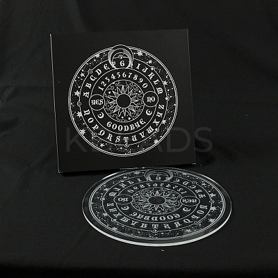 Round Acrylic Pendulum Boards WICR-PW0003-001-1