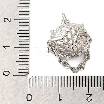 Brass Micro Pave Cubic Zirconia Pendants KK-A228-01P-1